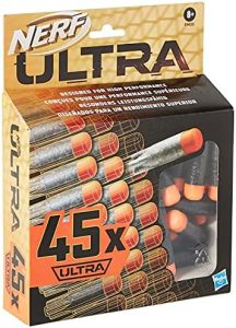 Nerf Ultra 45-Dart Nachfüllpack – 45 offizielle Darts für unendlichen Spielspaß im Garten!