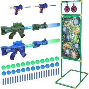 Zookao Spielzeug Pistole für Nerf Zielscheibe – Ideal für Outdoor Spiele, Geschenk für Jungen 6-12 Jahre an Weihnachten!